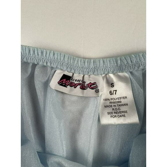 Moret Blue Shimmer Dance Skirt Small 6-7 - Picture 5 of 6